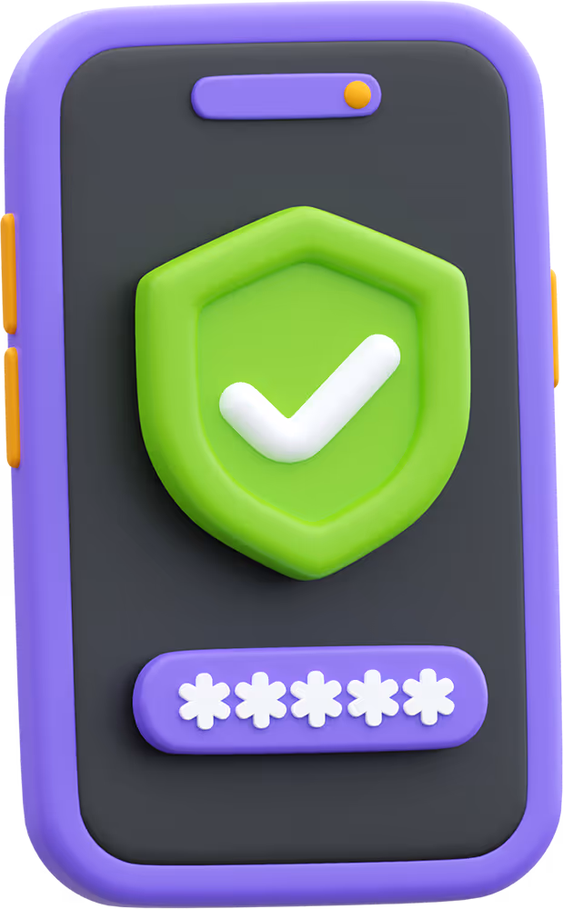 Privacy-first mobile illustration