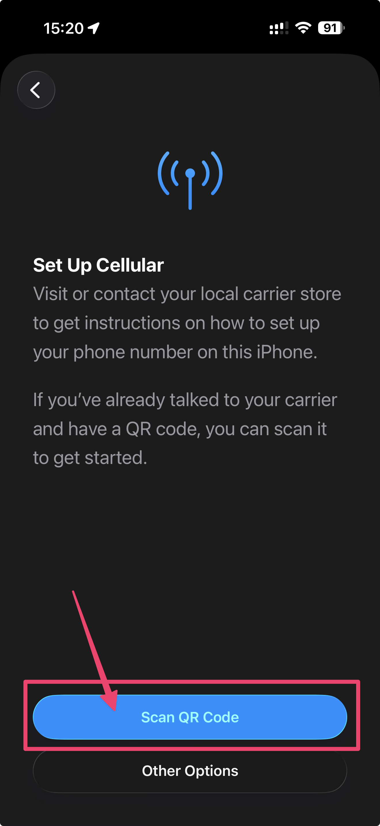 setUpCellularScanQr